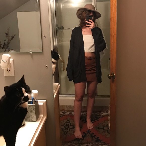 The coziest oversized cotton/cashmere cardigan