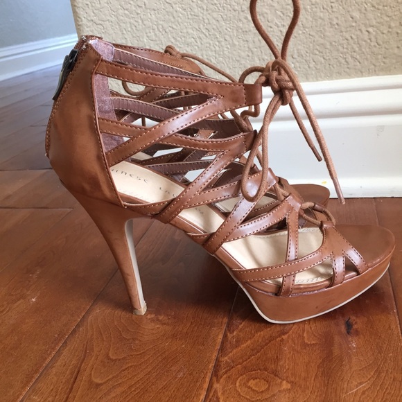 Chinese Laundry lace up heels