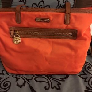 Orange small authentic MK bag