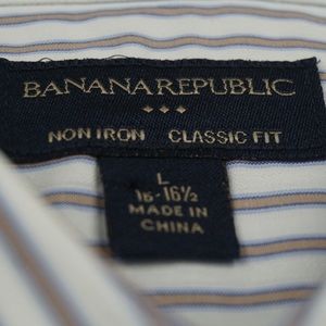 Banana Republic Shirts - Two Banana Republic Vertical Striped Dress Shirts Banana Republic Shirts - Two Banana Republic Vertical Striped Dress Shirts