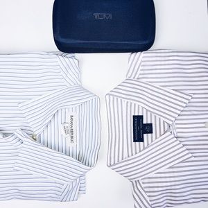 Banana Republic Shirts - Two Banana Republic Vertical Striped Dress Shirts Banana Republic Shirts - Two Banana Republic Vertical Striped Dress Shirts