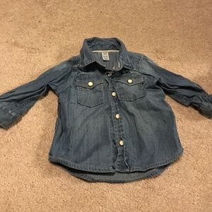 Gap baby jean shirt