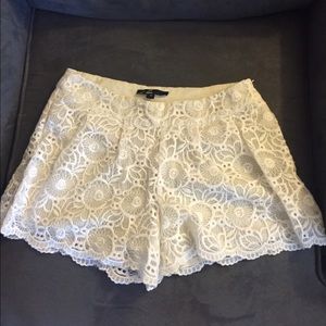 C. Luce lace shorts