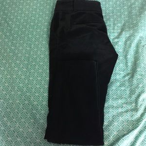 FINALE SALE Ann Taylor Black Velvet Pants