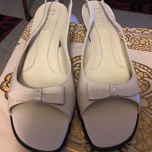 Taupe colored sandals