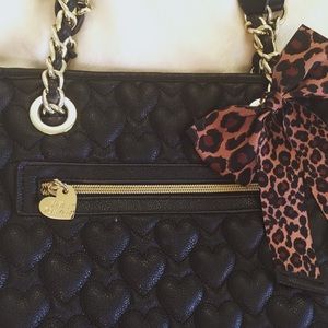 BETSEY JOHNSON Black Tote