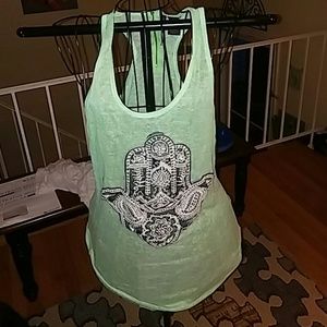 Green hand tank