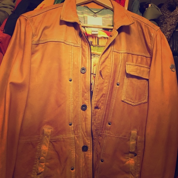 Diesel Leather Coat
