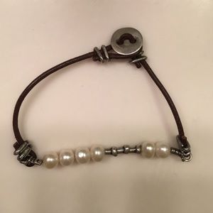 Silpada leather cord bracelet