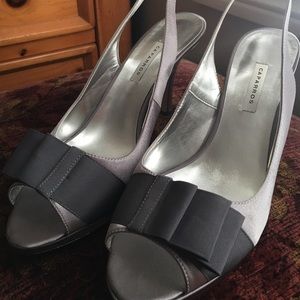 Caparros Mid-heel peep toe dress shoes