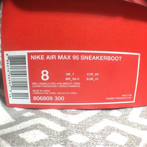 •SOLD• Nike Air Max 95 Sneakerboot - Picture 4 of 4