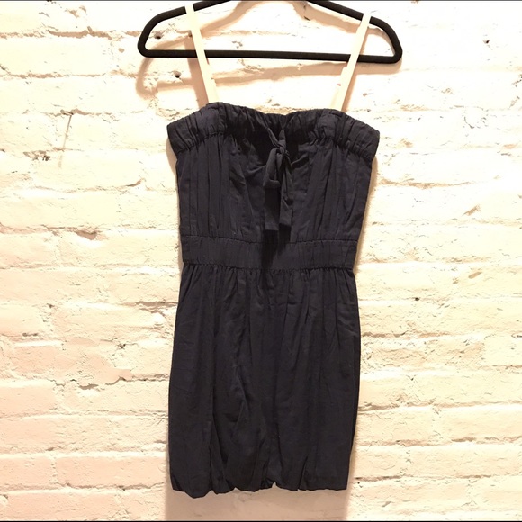 J.Crew Navy & Pink Dress