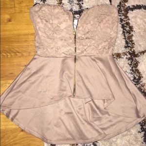 Chocolate USA tube top size Medium