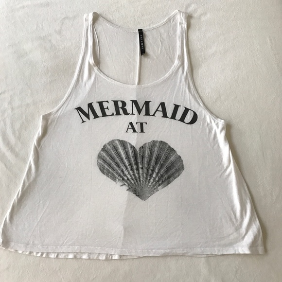 mermaid at heart lightweight tank top