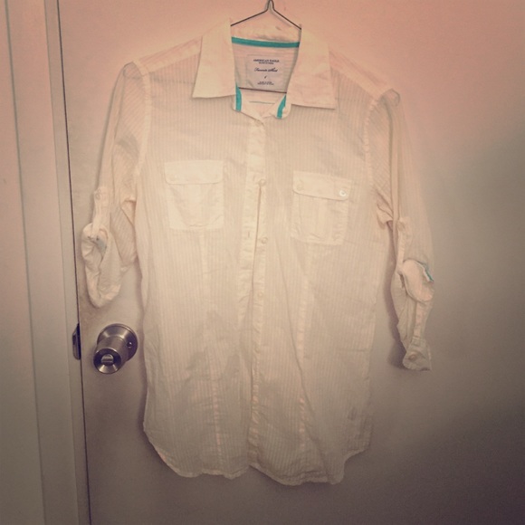 White button down