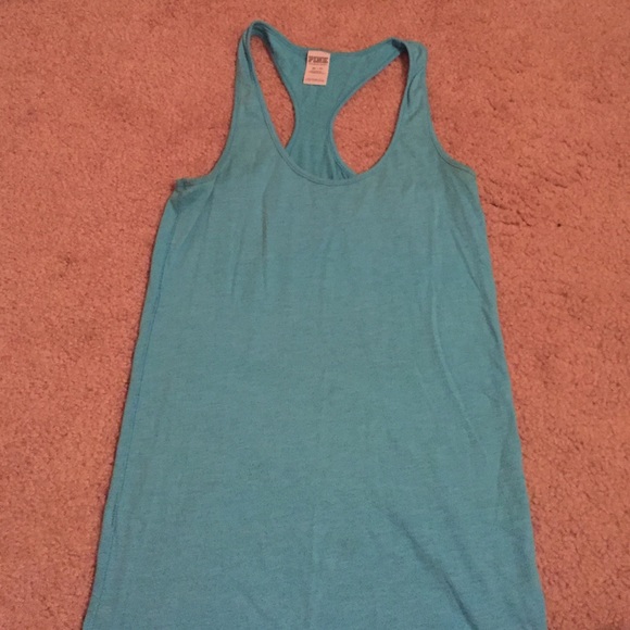 Turquoise VS PINK razorback tank