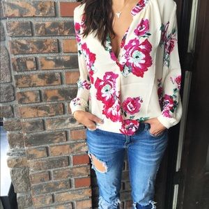 Floral blouse