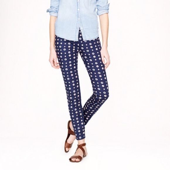 J. Crew Pants - J. Crew Printed Minnie Pant