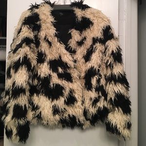 Tibi Faux Fur Jacket