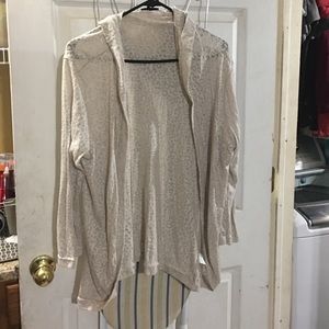 Maurice's Cheetah print cardigan