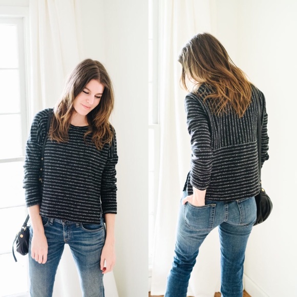 Madewell Tops - Madewell marled stripe top