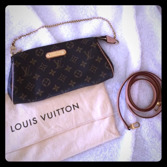 100% authentic Louis Vuitton Eva clutch