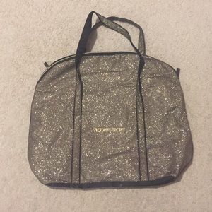 Gold Victoria's Secret bag