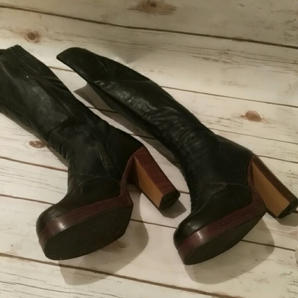 vintage platform boots