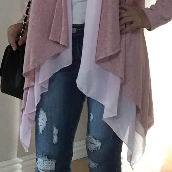 Last One ‼️Chic Blush Pink Cardigan - Picture 2 of 4