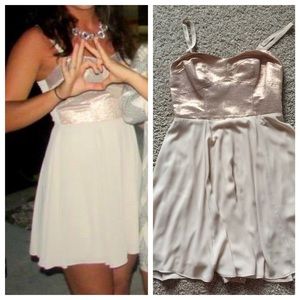 Rose gold /Pink cocktail dress from Express