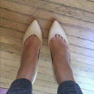 Zara collection Nude mid heel