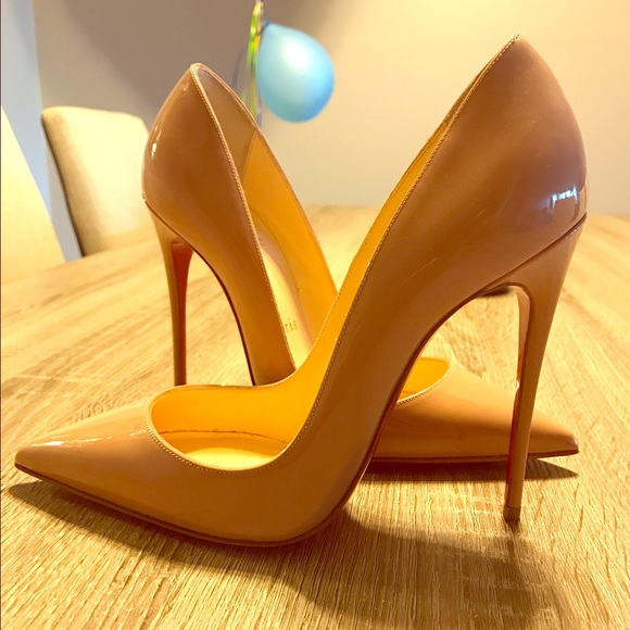 Christian Louboutin Shoes - Authentic So Kate 120 Patent in Nude!