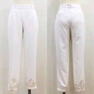 Trouvé White Dress Joggers