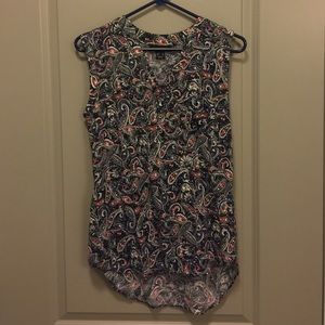 Atmosphere Paisley Sleeveless Blouse