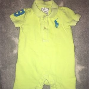 Neon Yellow Ralph Lauren Polo