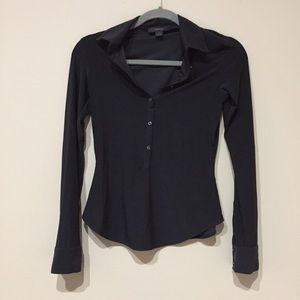 BLOWOUT Express Black Jersey Blouse