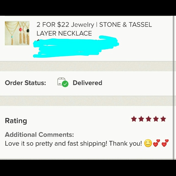 Jewelry | Stone Pendant Tassel Layered Necklace - Picture 6 of 8