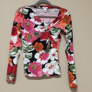 BLOWOUT  Cache Floral Top