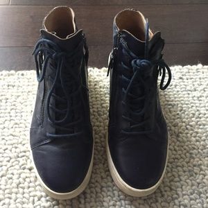 Banana Republic Navy High tops size 8
