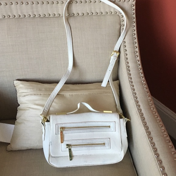 Olivia & Joy White w/ gold trimmings