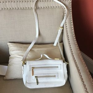Olivia & Joy White w/ gold trimmings