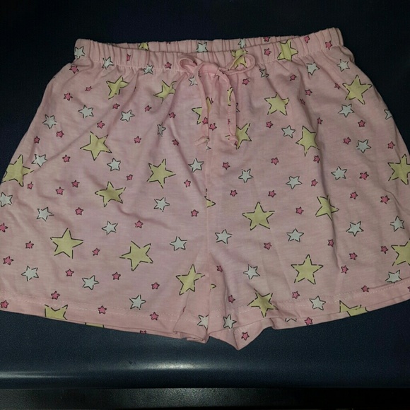NWOT Sleepwear Pink Stars Shorts