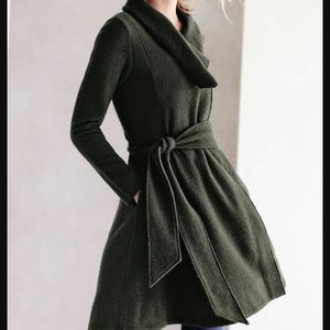 Anthropologie Sparrow Shawled sweater coat xs