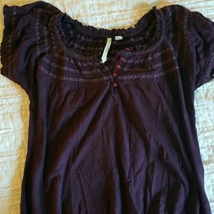 Little yellow button top from Anthropology