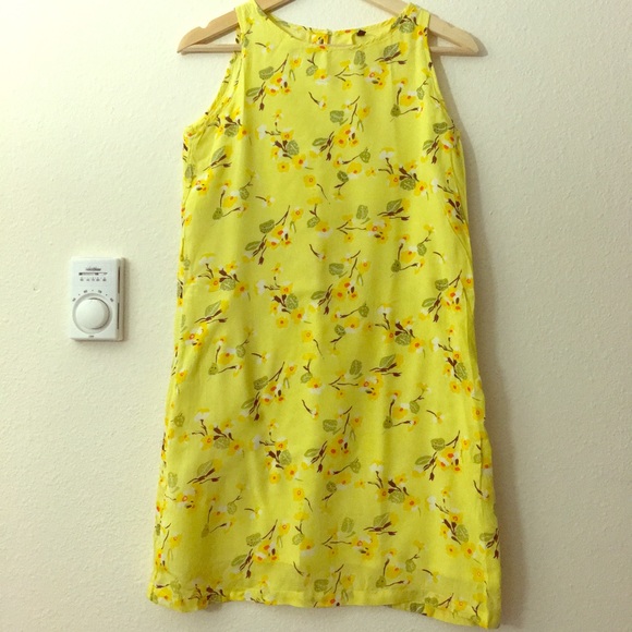 Sold-UCB Cute lemon yellow dress