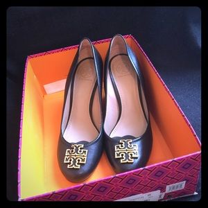 Tory Burch black wedge size 6.5