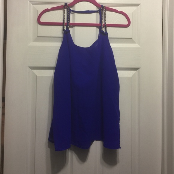 Blue Charlotte Ruse XL Top