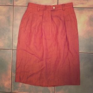 vintage Linen Skirt