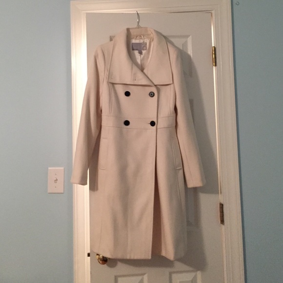 Winter white coat