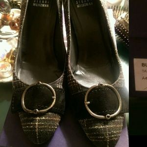 Stuart Weitzman buckle heels, 8.5